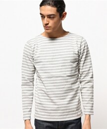 FREDY&GLOSTER | 16/2 天竺ボーダー(Tシャツ/カットソー)