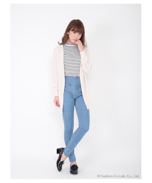 TITTY&CO.（ティティーアンドコー）の「フロントリボンローファー（シューズ・レディース・ホワイト/ブラック/ピンク/インディゴ・S/M/L）」の11枚目の写真