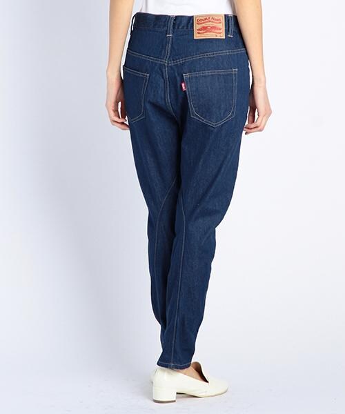 DOUBLE NAME（ダブルネーム）の「サルエルデニムパンツ（パンツ・レディース・ブルー/柄A・S/M/L）」の4枚目の写真