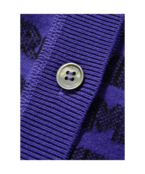 mercibeaucoup,(メルシーボークー)の「メルシーボークー、 / ロゴジャカーデ / カーディガン(トップス・レディース・white/purple/red・01)」の5枚目の写真