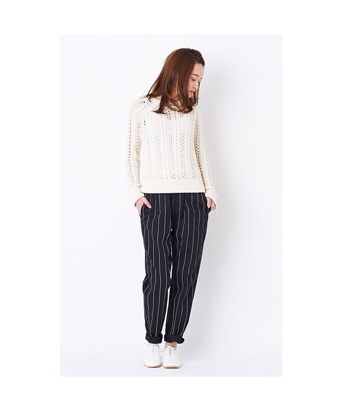 haco!（ハコ）の「ロジーズ　ネットバッグ編みニットの会（ニット/セーター・レディース・Various・S /M /L /LL/MT）」の2枚目の写真