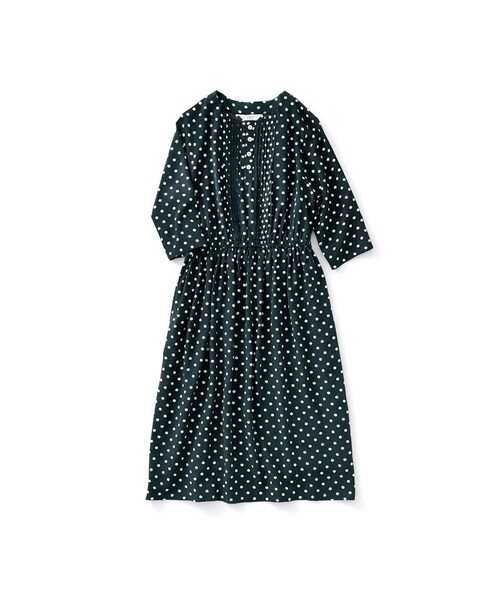 haco!(ハコ)の「ロジーズ 水玉柄のクラシックワンピースの会(ワンピース・レディース・Various・S /M /L /LL/MT)」の1枚目の写真