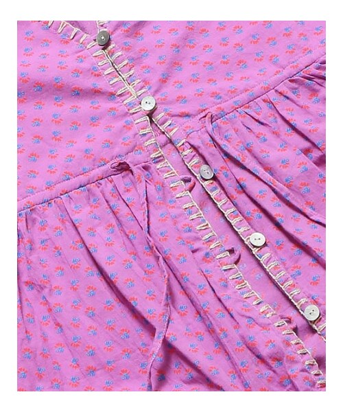 HOLIDAY（ホリデイ）の「FLOWER LONG GOWN（トップス・レディース・WHITE/PINK・ONE SIZE）」の6枚目の写真