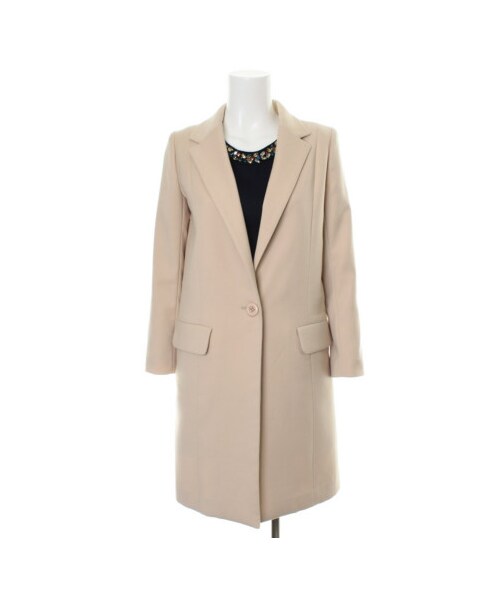 31 Sons de mode(トランテアン ソン ドゥ モード)の「【ローラ着用アイテム】ダブルクロスロングテーラードジャケット《予約アイテム》(ジャケット・レディース・ネイビー/ベージュ・36/38)」の11枚目の写真