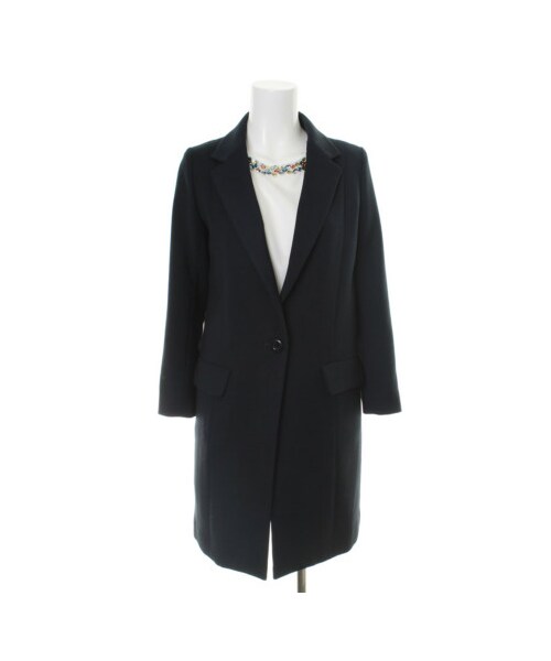 31 Sons de mode(トランテアン ソン ドゥ モード)の「【ローラ着用アイテム】ダブルクロスロングテーラードジャケット《予約アイテム》(ジャケット・レディース・ネイビー/ベージュ・36/38)」の12枚目の写真