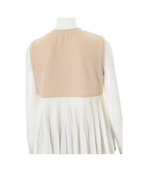 31 Sons de mode（トランテアン　ソン　ドゥ　モード）の「【ローラ着用アイテム】リップル布帛切替フレアノースリーブプルオーバー《予約アイテム》（Tシャツ・カットソー・レディース・オフホワイト/ネイビー/ベージュ・３６）」の10枚目の写真