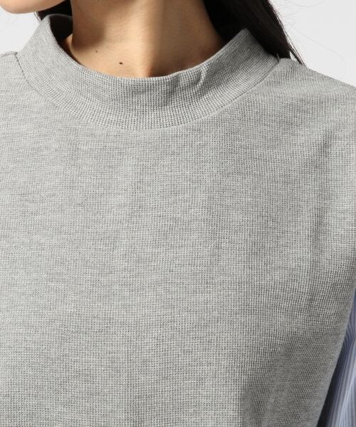 GLOBAL WORK（グローバルワーク）の「シャツスリーブプルオーバー9分袖（トップス・レディース・ホワイト05/グレー12/ネイビー88・Ｍ/Ｌ）」の9枚目の写真