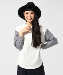 GLOBAL WORK | シャツスリーブプルオーバー9分袖(トップス)