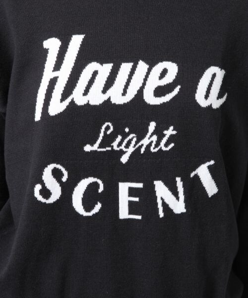 GLOBAL WORK（グローバルワーク）の「１２ゲージコットンロゴニットプルオーバー（トップス・レディース・ホワイト05/ネイビー88・Ｍ/Ｌ）」の8枚目の写真