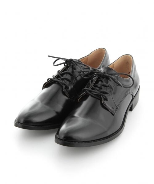 JEANASIS（ジーナシス）の「◆WEB限定◆マニッシュシューズ（シューズ・レディース・ライトグレージュ/ブラック・M(23～24）/Ｌ(24～25））」の3枚目の写真