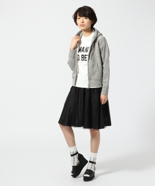 JEANASIS(ジーナシス)の「BASICウラケパーカー(トップス・レディース・グレー/グリーン/ネイビー・FREE)」の10枚目の写真