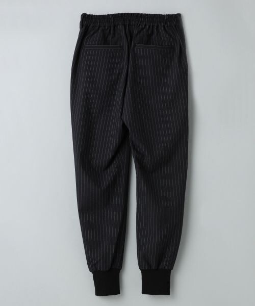JEANASIS（ジーナシス）の「【先行予約】リボンツキスソリブパンツ（パンツ・レディース・グレーストライプ/ダークネイビーストライプ・FREE）」の3枚目の写真