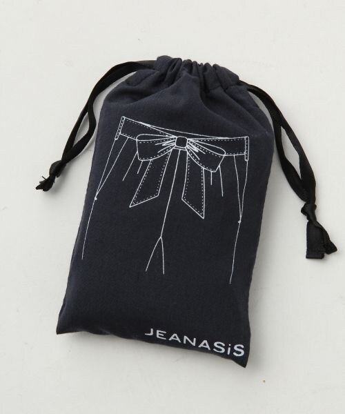 JEANASIS（ジーナシス）の「【先行予約】リボンツキスソリブパンツ（パンツ・レディース・グレーストライプ/ダークネイビーストライプ・FREE）」の8枚目の写真