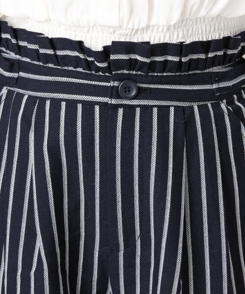 Heather（ヘザー）の「ダブルギャザータックパンツ（パンツ・レディース・ブラック（無地）09/トリコロール35/ベージュ52/ネイビー88・Ｓ/Ｍ）」の9枚目の写真