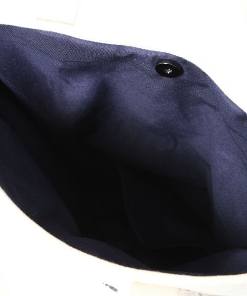 RAGEBLUE（レイジブルー）の「【2WAY仕様】ロールクラッチ/トートBAG（バッグ・メンズ・ホワイト×ネイビー/ブラック×ブラック/ネイビー×ホワイト・ONE SIZE）」の8枚目の写真