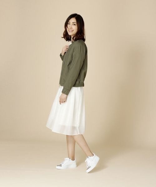 BABYLONE（バビロン）の「メモリーオックスブルゾン（ジャケット/アウター・レディース・ｶｰｷ・38）」の2枚目の写真