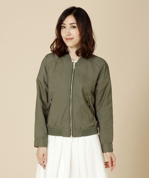 BABYLONE（バビロン）の「メモリーオックスブルゾン（ジャケット/アウター・レディース・ｶｰｷ・38）」の3枚目の写真