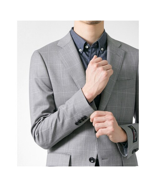 URBAN RESEARCH(アーバンリサーチ)の「URTailor サージ WP スーツ(ワンピース/ドレス・メンズ・NAVY/GRAY・44/46/48/50)」の12枚目の写真