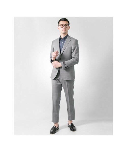 URBAN RESEARCH(アーバンリサーチ)の「URTailor サージ WP スーツ(ワンピース/ドレス・メンズ・NAVY/GRAY・44/46/48/50)」の6枚目の写真
