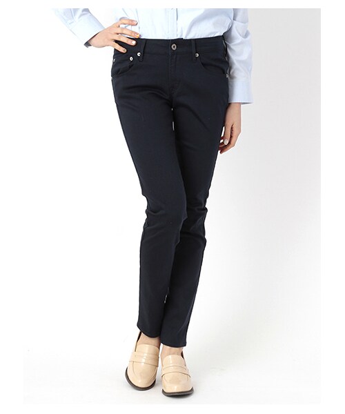 earth music&ecology（アースミュージックアンドエコロジー）の「【スキスキスキニー】カラースキニーパンツ（パンツ・レディース・オフホワイト/グレー/ブラック/ベージュ/ライトイエロー/ミント/カーキ/ターコイズブルー/ネイビー/ダークブル・XS/S/M/L）」の15枚目の写真