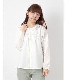 ehka sopo | レース切替ブラウス 1702694-43-13-11(トップス)
