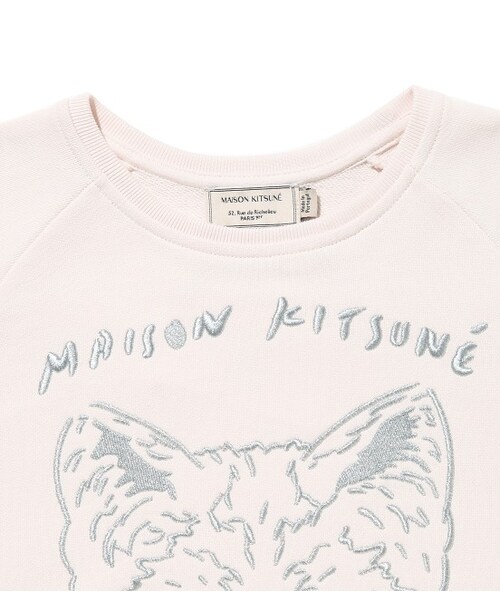 Maison Kitsune(メゾンキツネ)の「【先行予約】EMBROIDERED 3D FOX(Tシャツ/カットソー・レディース・ブラック/ホワイト系・S)」の5枚目の写真