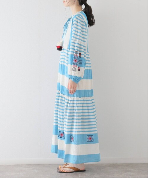 ワンピース Crillon Crystal Pearl Jaquard Dress ジャガードワンピース(ワンピース) | CHRISTIAN AUJARD