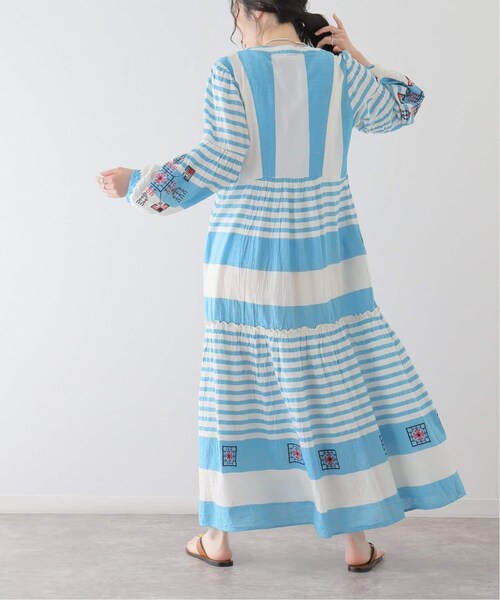 CITYSHOP（シティーショップ）の「【Pearl & Caviar / パールアンドキャビア】ZAKAR MAXI DRESS：ワンピース（その他・ブルー A/S/M）」の5枚目の写真