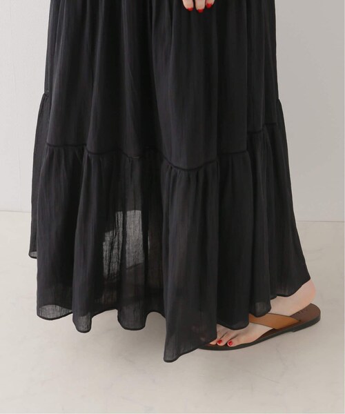 plage(プラージュ)の「RAMIE COTTON MAXI ワンピース(その他・ブラック/36/38)」の11枚目の写真