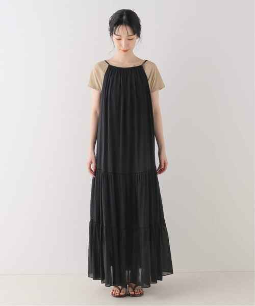 plage(プラージュ)の「RAMIE COTTON MAXI ワンピース(その他・ブラック/36/38)」の3枚目の写真