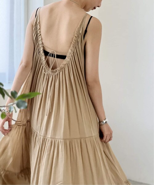 plage(プラージュ)の「RAMIE COTTON MAXI ワンピース(その他・ブラック/36/38)」の2枚目の写真