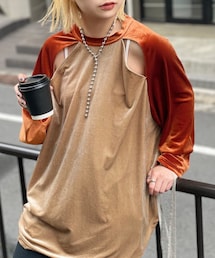 レインボー様②C6264 AmericanaスリットTシャツコーデ レインボー様