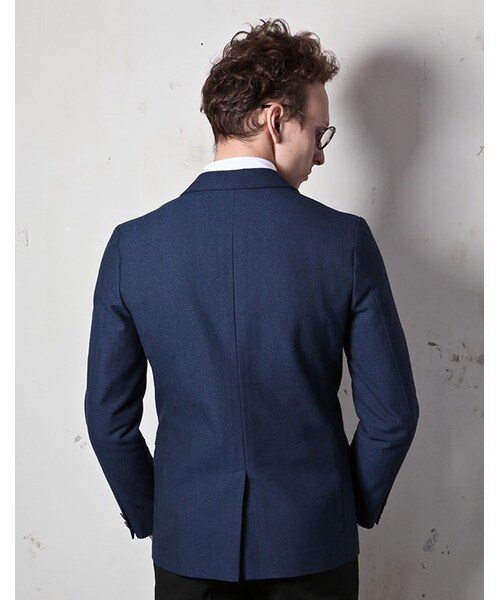 MR.OLIVE(ミスターオリーブ)の「MR.OLIVE VINTAGE HOPSACK / ROLLING DOWN 3B BLAZER(ジャケット/アウター・メンズ・ブルー/グレー・S/M/L)」の7枚目の写真