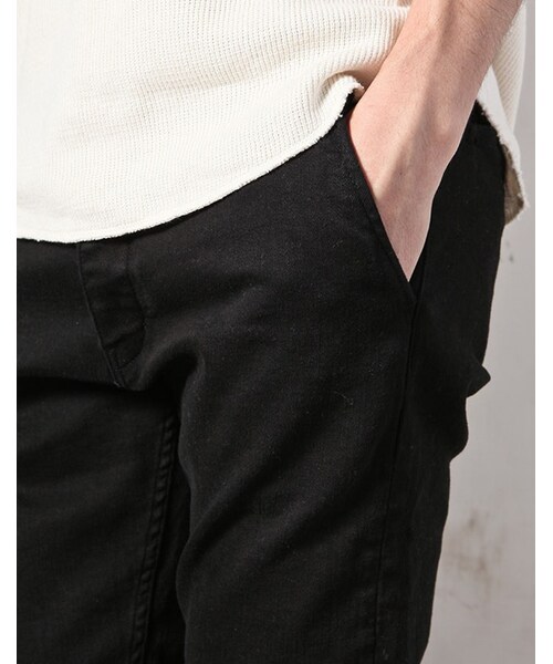 MR.OLIVE（ミスターオリーブ）の「MR.OLIVE SUPER STRETCH BLACK DENIM / OVERDYED ANKLE CUT SLIM PANTS（パンツ・メンズ・ブラック・S/M/L）」の5枚目の写真