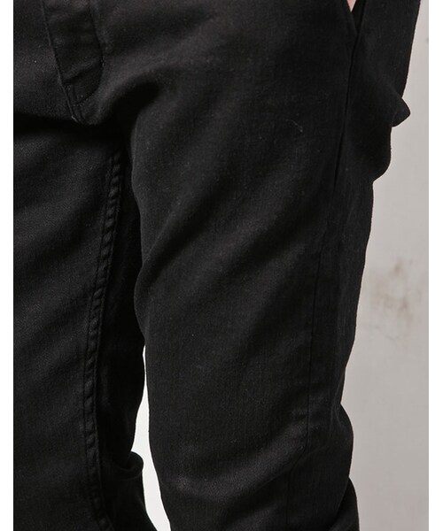MR.OLIVE（ミスターオリーブ）の「MR.OLIVE SUPER STRETCH BLACK DENIM / OVERDYED ANKLE CUT SLIM PANTS（パンツ・メンズ・ブラック・S/M/L）」の6枚目の写真