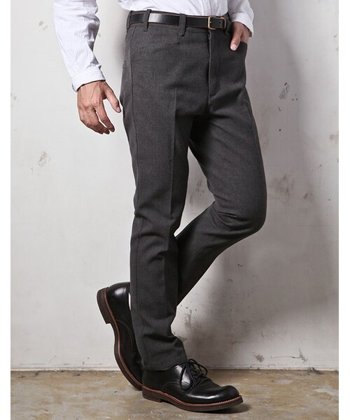 MR.OLIVE（ミスターオリーブ）の「MR.OLIVE VINTAGE HOPSACK / L POCKET SLIM PANTS（パンツ・メンズ・ブルー/グレー・S/M/L）」の2枚目の写真