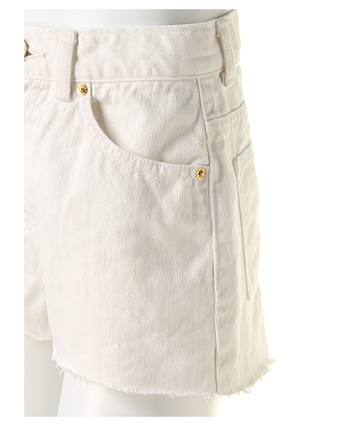 FIG&VIPER（フィグアンドバイパー）の「HIGH WAIST DENIM SHORTS (WHT)（パンツ・レディース・ホワイト・S/M/L）」の5枚目の写真