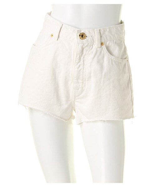 FIG&VIPER（フィグアンドバイパー）の「HIGH WAIST DENIM SHORTS (WHT)（パンツ・レディース・ホワイト・S/M/L）」の7枚目の写真