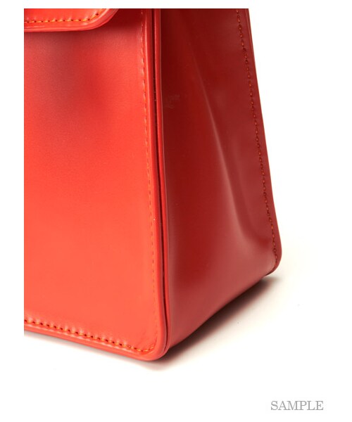 LILY BROWN（リリーブラウン）の「2way台形ショルダーBAG（ショルダーバッグ・レディース・ORG/BLK/MIX・F）」の7枚目の写真