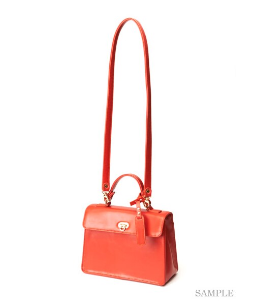 LILY BROWN（リリーブラウン）の「2way台形ショルダーBAG（ショルダーバッグ・レディース・ORG/BLK/MIX・F）」の8枚目の写真