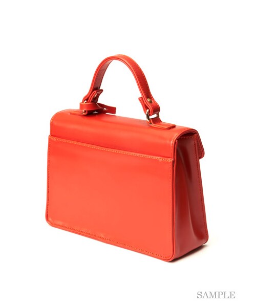 LILY BROWN（リリーブラウン）の「2way台形ショルダーBAG（ショルダーバッグ・レディース・ORG/BLK/MIX・F）」の5枚目の写真