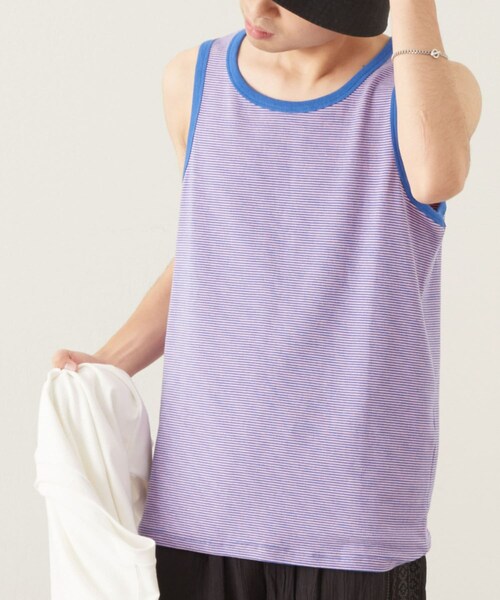 CIAOPANIC TYPY（チャオパニックティピー）の「フライスボーダータンク（タンクトップ・メンズ・オレンジ/ブルー/ブラック・L/M）」の3枚目の写真