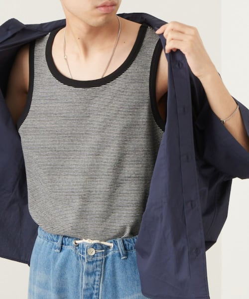 CIAOPANIC TYPY（チャオパニックティピー）の「フライスボーダータンク（タンクトップ・メンズ・オレンジ/ブルー/ブラック・L/M）」の2枚目の写真