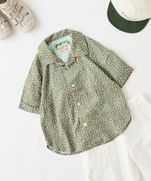 CIAOPANIC TYPY（チャオパニックティピー）の「【KIDS】バティック&ペイズリー柄オープンカラーレーヨンシャツ（トップス・キッズ）」