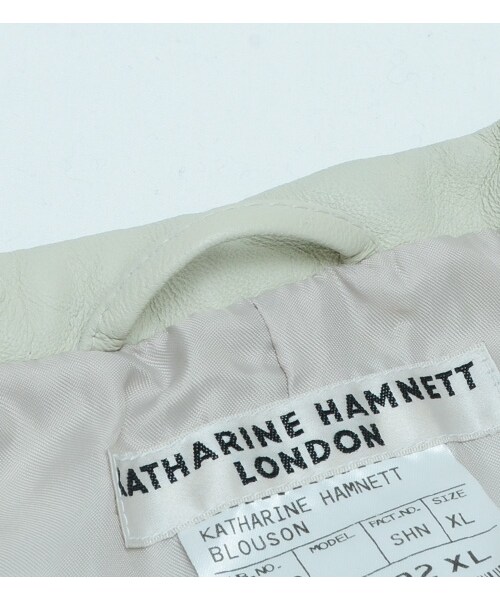 KATHARINE HAMNETT LONDON （キャサリンハムネットロンドン）の「SHEEP NAKED RYDERS（ジャケット/アウター・メンズ・ブルー/ホワイト・M/L/XL）」の15枚目の写真