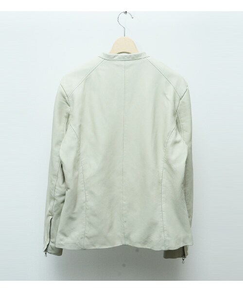 KATHARINE HAMNETT LONDON （キャサリンハムネットロンドン）の「SHEEP NAKED RYDERS（ジャケット/アウター・メンズ・ブルー/ホワイト・M/L/XL）」の6枚目の写真