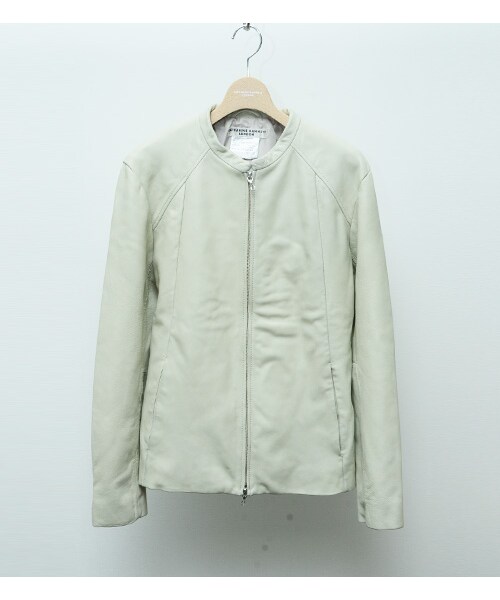 KATHARINE HAMNETT LONDON （キャサリンハムネットロンドン）の「SHEEP NAKED RYDERS（ジャケット/アウター・メンズ・ブルー/ホワイト・M/L/XL）」の2枚目の写真