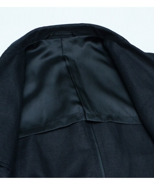 KATHARINE HAMNETT LONDON （キャサリンハムネットロンドン）の「CHESTERFIELD JACKET（ジャケット/アウター・メンズ・ブラック/ブルー・S/M/L）」の15枚目の写真