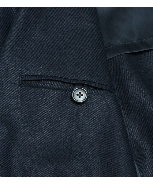 KATHARINE HAMNETT LONDON （キャサリンハムネットロンドン）の「CHESTERFIELD JACKET（ジャケット/アウター・メンズ・ブラック/ブルー・S/M/L）」の14枚目の写真