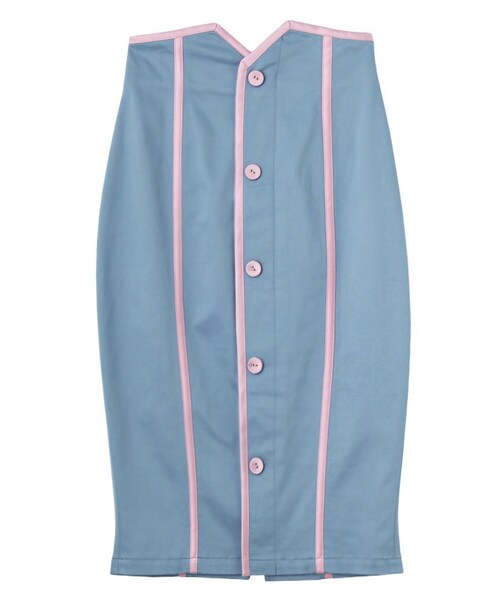 PAMEO POSE（パメオポーズ）の「URANOS TIGHT SKIRT（スカート・レディース・グレー/ブラック/スカイブルー・Ｓ/Ｍ）」の3枚目の写真